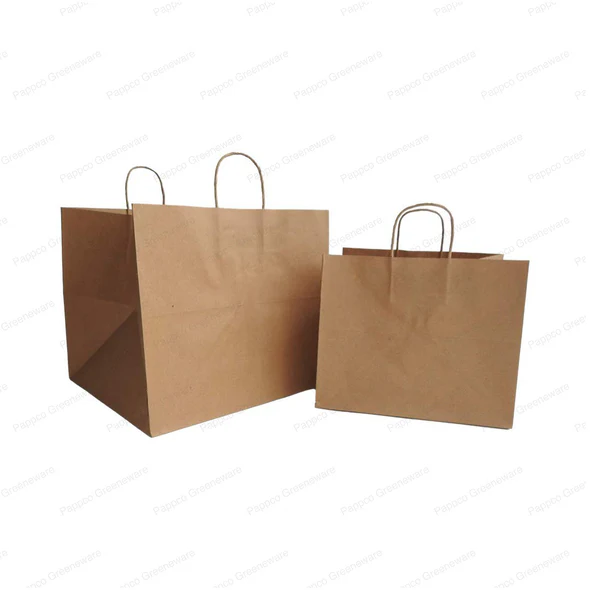 BROWN CAKE BAGS 1/2 KG (Customisations in Size and Prints Available)